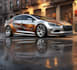 craft custom realistic car render, wheel turning