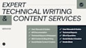 offer expert technical writing services