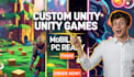 develop unity or godot games for android, ios,pc and mobile