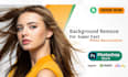 do bulk image background removal and pro photo retouching service