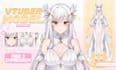 design your live2d model and rig for vtuber in anime style