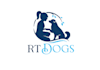 create perfect harmonious dog training journey logo