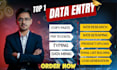 be personal virtual assistant for excel data entry, pdf to excel, copy paste