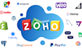 set up zoho crm, zoho landing page, zoho website, zoho commerce