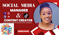 be your social media marketing manager and content creator instagram facebook ad