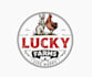 design amazing hen and rabbit farm logo
