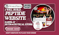 build peptide website, research peptide store, sarms, nutraceutical store