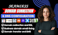 connect domain from godaddy, or squarespace to shopify, wix, and fix dns issue