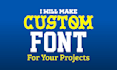 make a custom font for your project