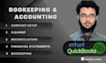 do accounting, bookkeeping, set up, clean up in quickbooks