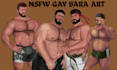 draw gay bara muscle yaoi fan art nsfw fanart oc comic gay bara character