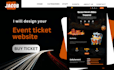 event ticket website, event website, ticket website, event management, event