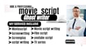 ghostwrite movie script, screenplay, film script writer, movie script writing