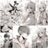 do sketch, lineart, and manga comic with anime style