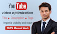do your youtube video SEO to improve your video ranking