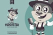 create cartoon mascot ostrich logo