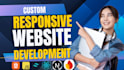 design or redesign responsive websites with react, next js