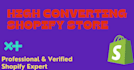 design a passive dropshipping store shopify store website