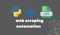 do web scraping, python web scraper for any website