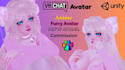 create vrchat avatar commission, 3d model, vr character, vrc avatar, furry nsfw
