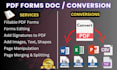 create fillable pdf forms with accuracy and conversions