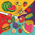 craete food pop art