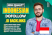 build high authority white hat permanent contextual indonesia dofollow backlinks