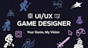 2d games ui UX design for mobile games and game poster