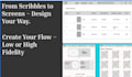 create wireframes and high fidelity uiux to boost engagement