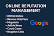 permanently remove article negative links mugshots cases delete news on google