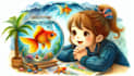 create a cute children book illustration and cover