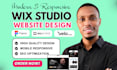 build a modern, responsive wix studio website for your brand