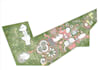 2d render architectural site plan, master plan and urban project