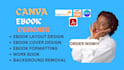 do editable canva ebook design print book workbook canva journal custom planner