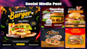 design attractive food banners for restaurant