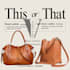 manufacture custom leather  women tote bags and purses