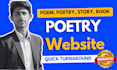 create a poetry website for you