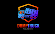 create junk removal logo with express delivery