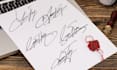 design a real handwritten signature logo or autograph