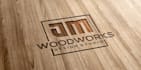 draw carpentry and wood craft logo