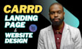 do responsive carrd website design, redesign carrd, carrd landing page, carrd co