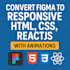 turn figma designs into animated, responsive webs interfaces