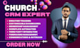 setup church crm church contact leads build church landing page church website