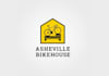 create vibrant beautiful bike hostel logo