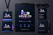 do modern minimalist business logo design and brand identity