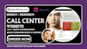 build a professional call center website, call agency code, virtual assistance