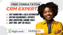 hubspot gohighlevel website landing page dashboard report automation salesfunnel