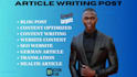 promote website article post blog writing content sharing