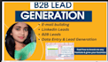 do expert lead generation,data entry