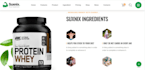 build shopify website for dietary supplement, protein powder, peptide store